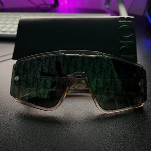 Dior Diorxtrem Mask Sunglasses - Rose Gold - USED